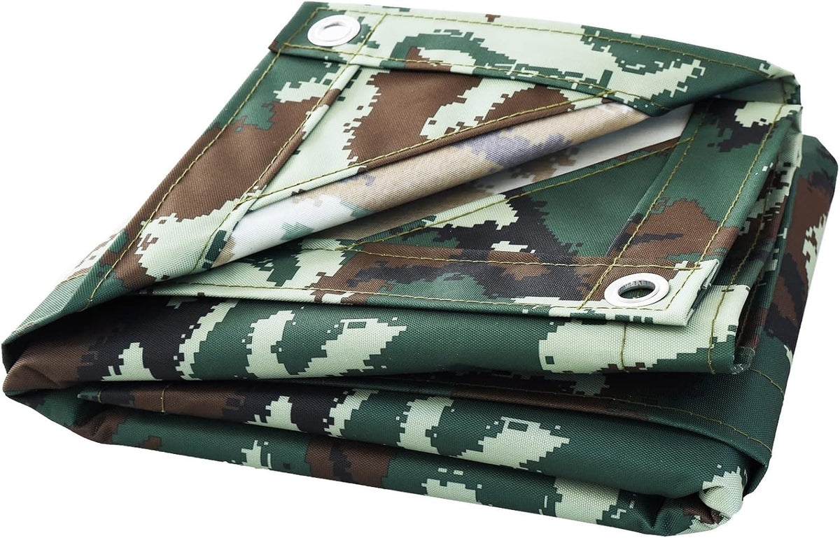 10 OZ Heavy Duty Waterproof Canvas Tarp, 10x12 Feet Z795253