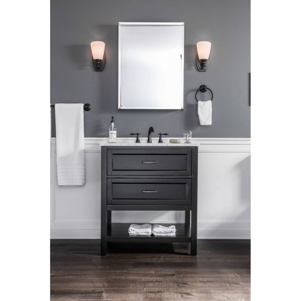 Oil Rubbed Bronze Widespread Bathroom Faucet A662