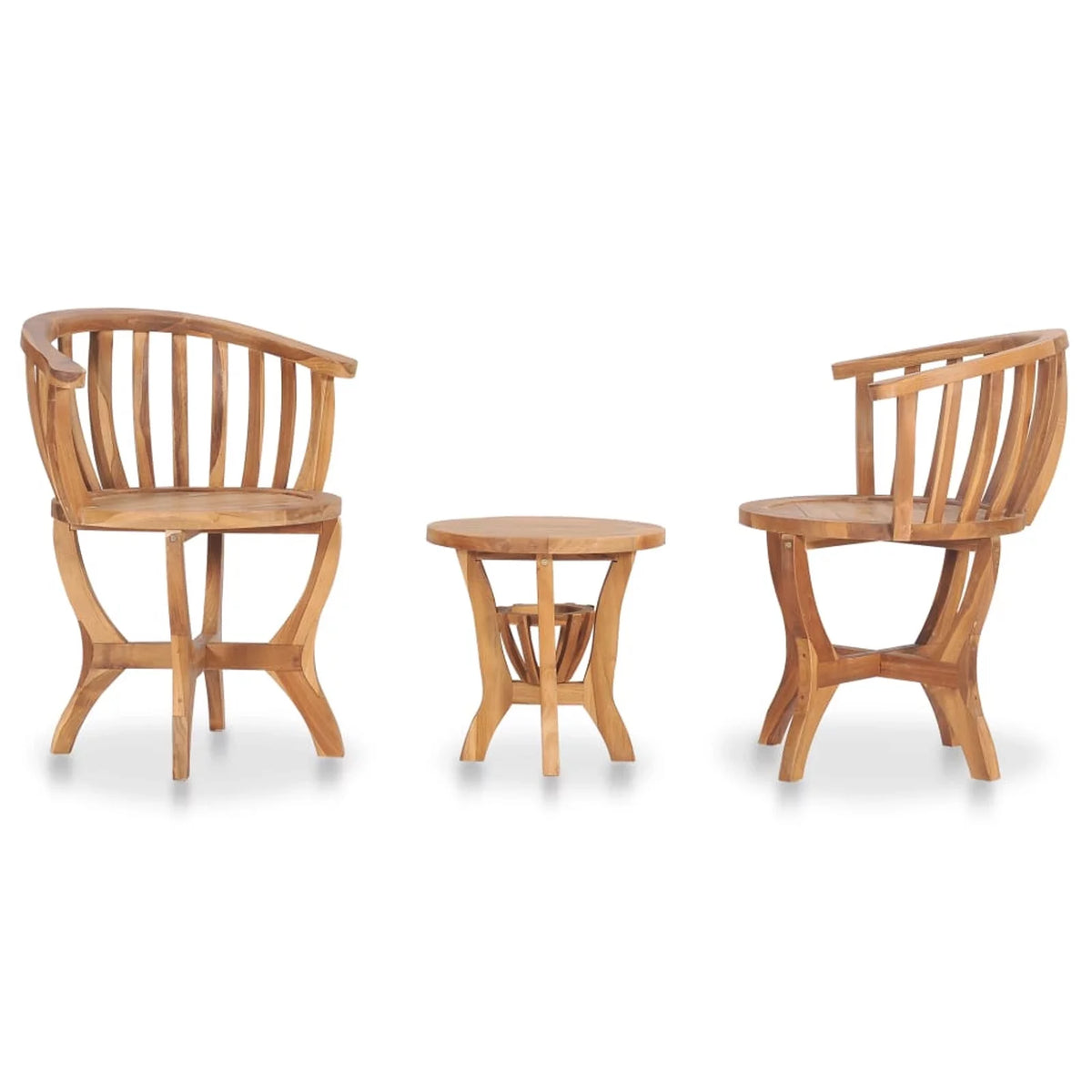 3 Piece Teak Wood Bistro Set O8316