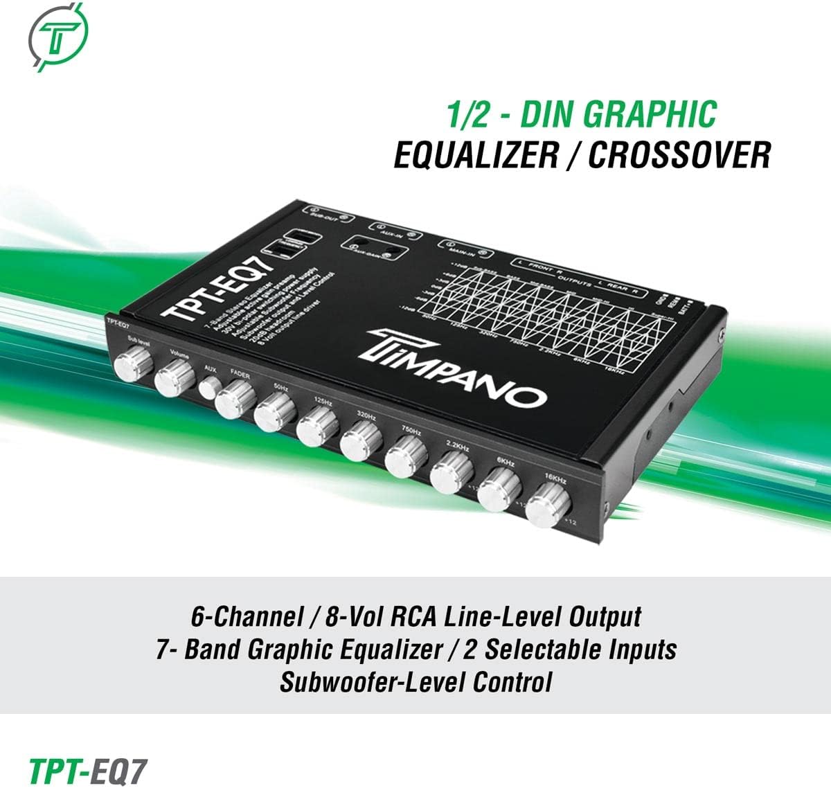 7 Band Car Audio Equalizer W4484