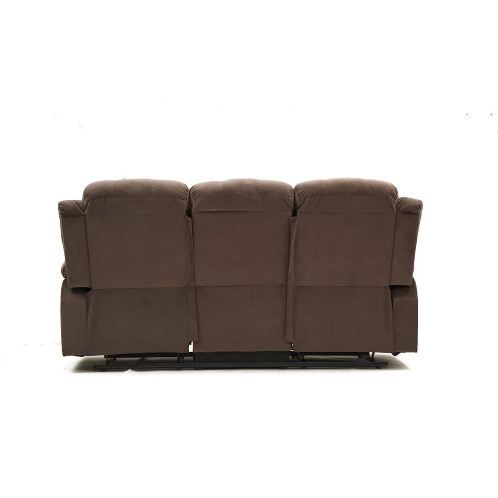 Brown Microfiber Sofa W66187