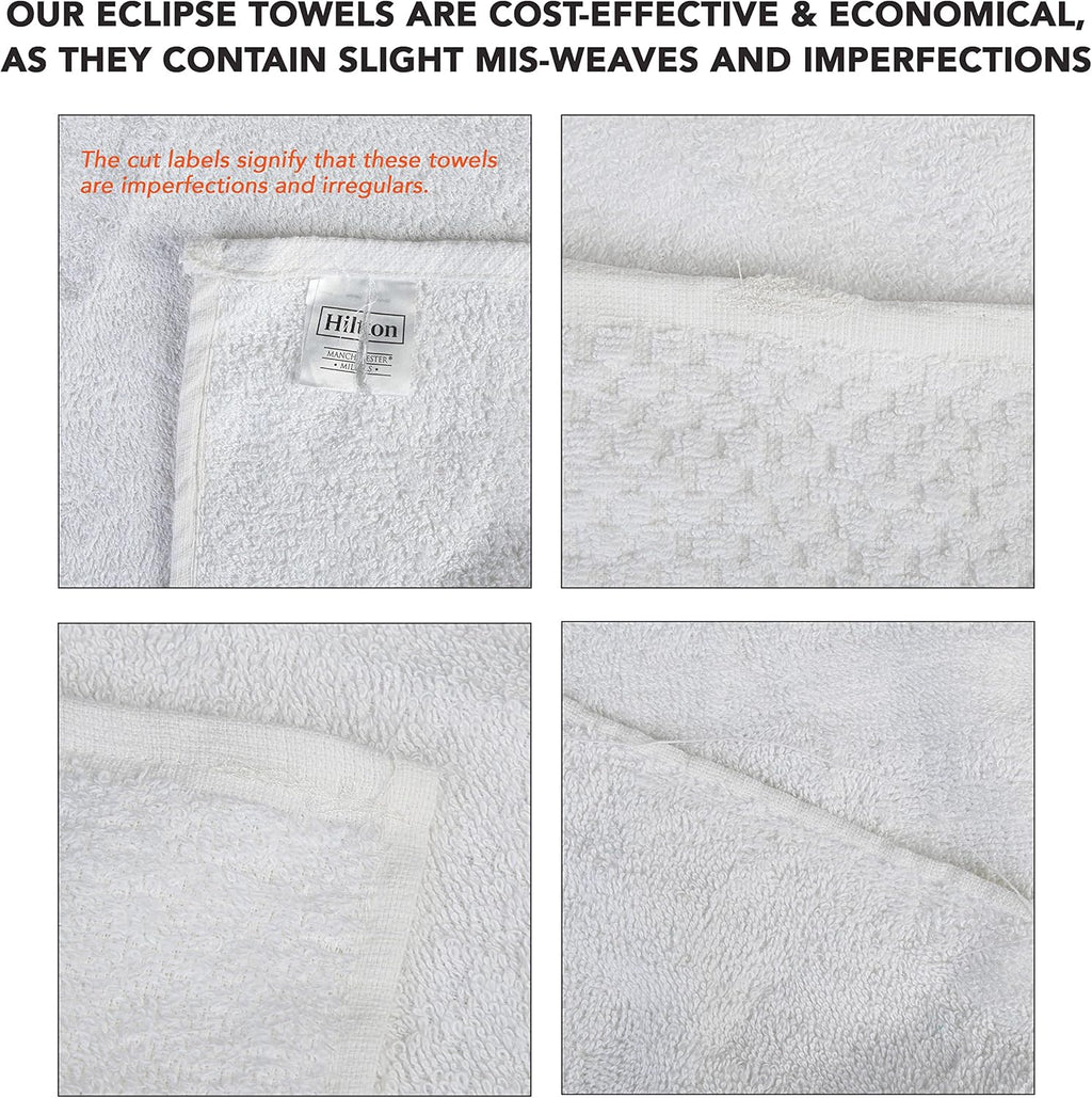 White Hand Towels Bulk Case Pack of 120 H928