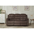 Brown Microfiber Sofa W66187