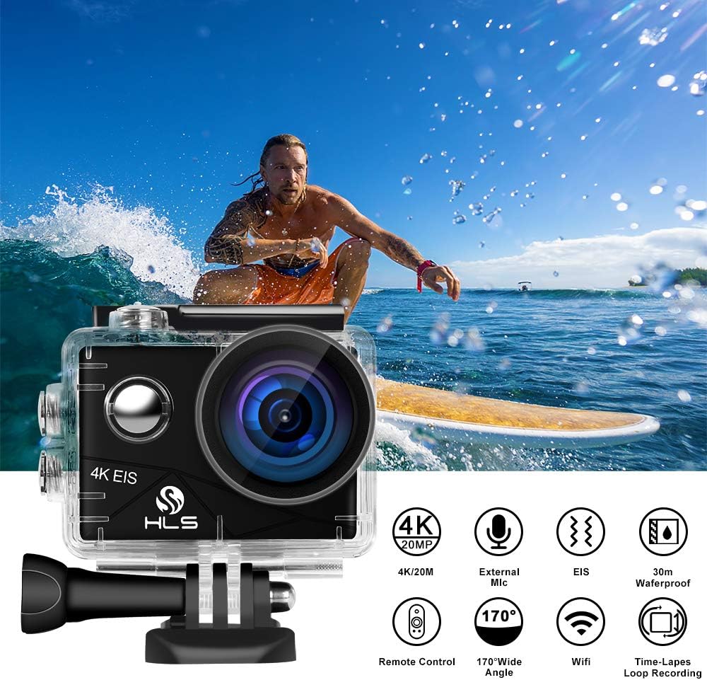 4K Waterproof Action Camera with Wide Angle Lens P77056