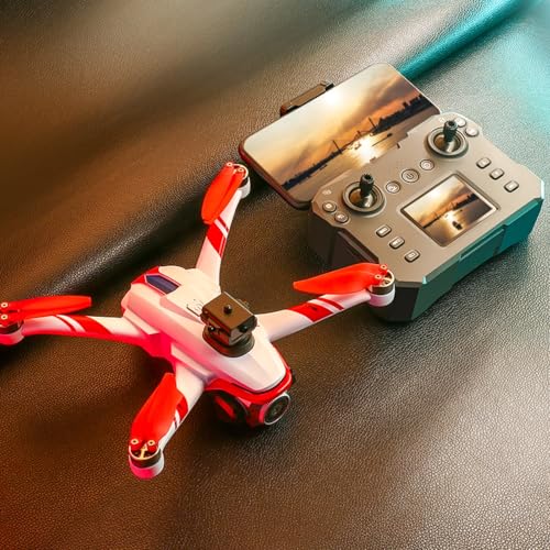 Kids Drone with Screen Display Remote Control, 1080P Dual Camera, LED Lights N695