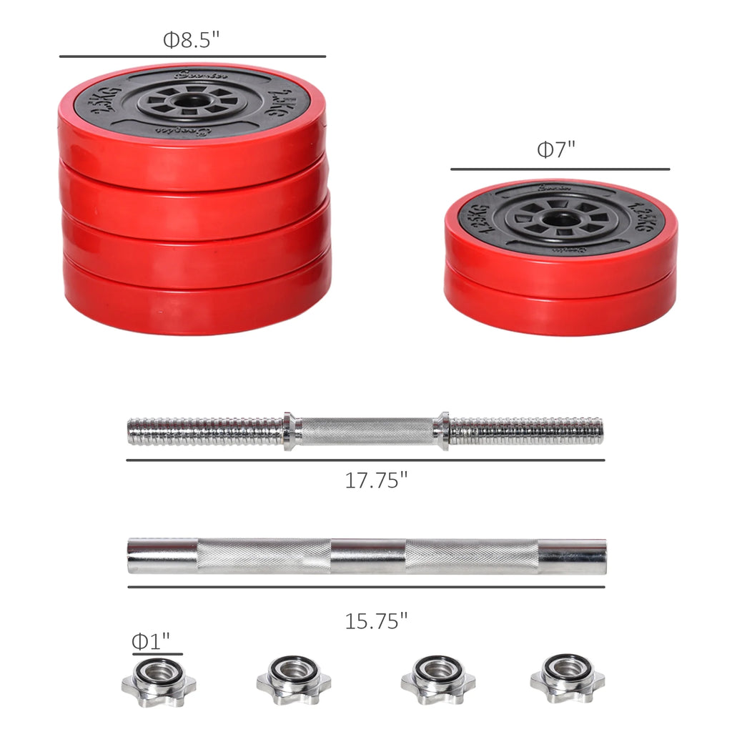 Adjustable 66lbs Dumbbell Set W893051