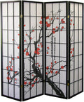 4-Panel Room Divider A276032