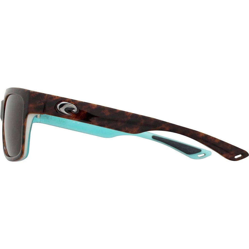 Light Tort White Aqua Square Sunglasses Copper Lens R275316