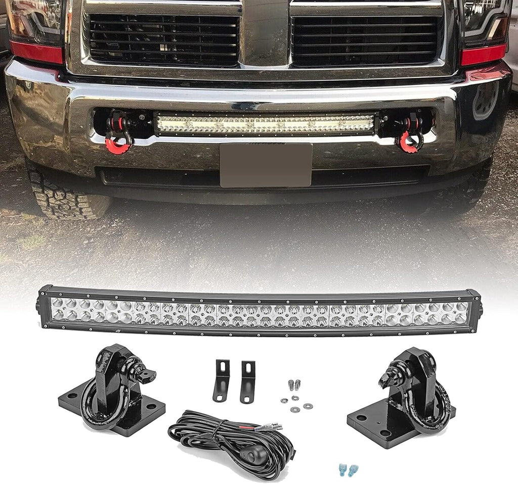 32 Inch LED Light Bar Front Hidden Bumper Mounting Bracket Y88965