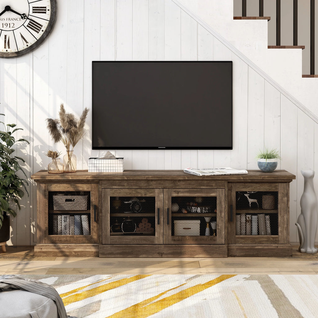 6 Shelf Rustic TV Stand Z149057