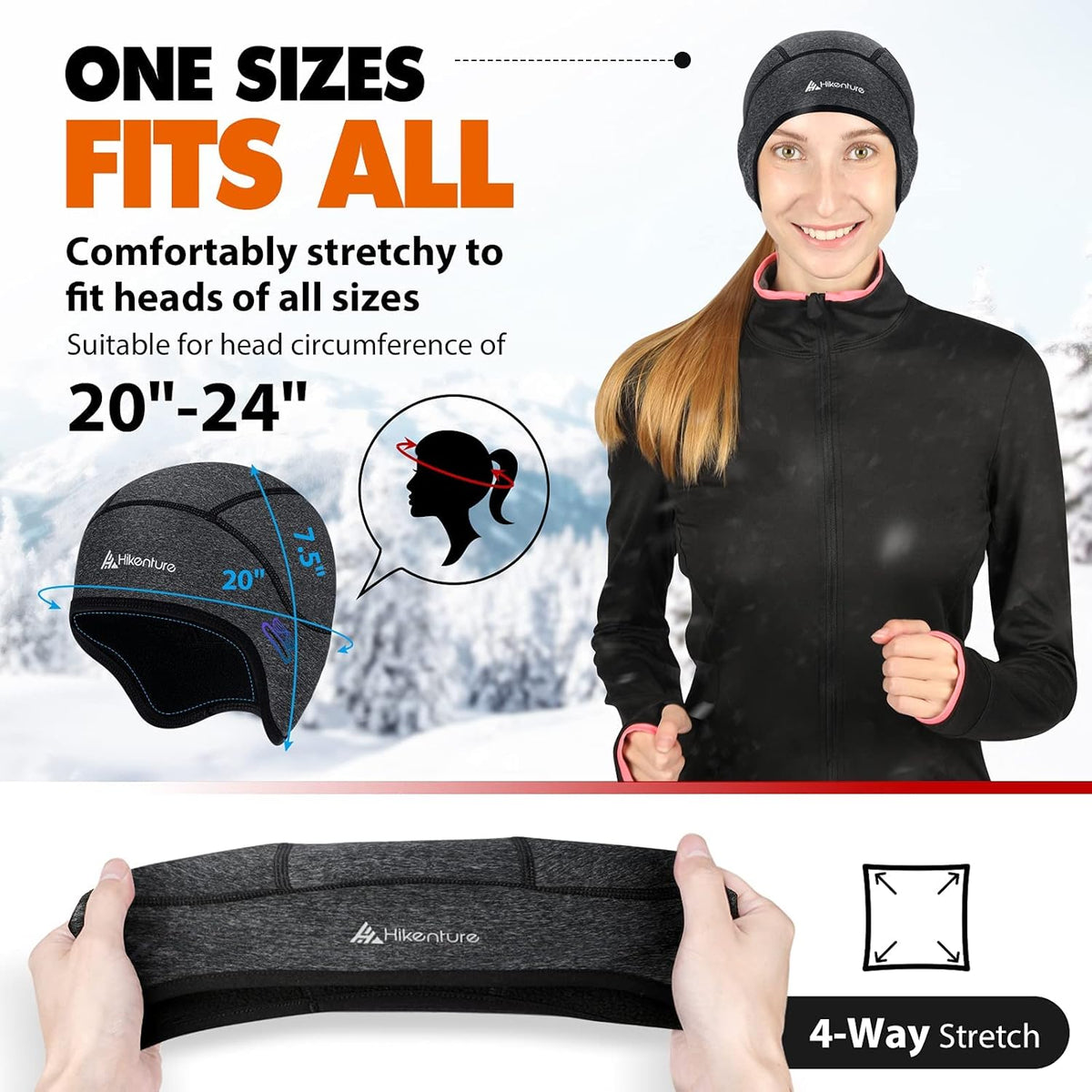 2-Pack Thermal Cycling Skull Cap S585055