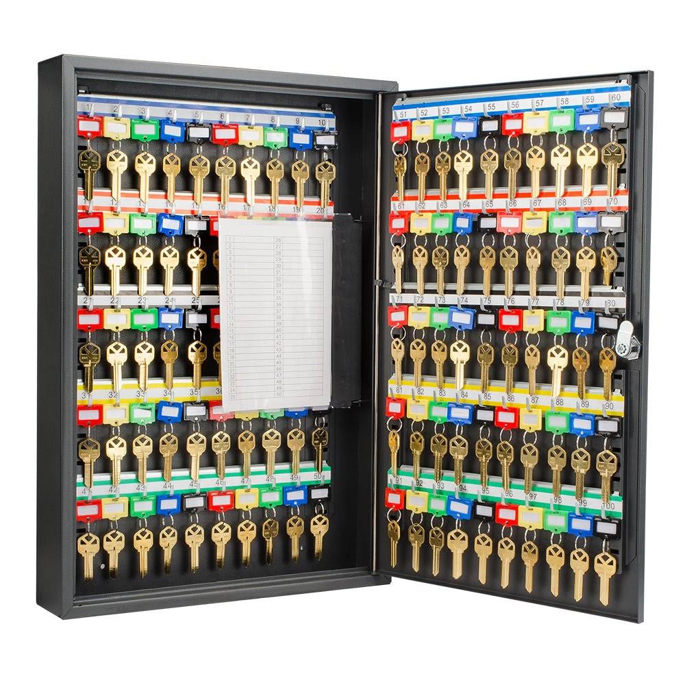 100 Position Key Security Wall Cabinet Lock Box with Lock U831