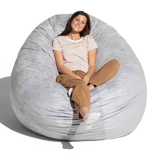 Charcoal Convertible Bean Bag Bed K63286