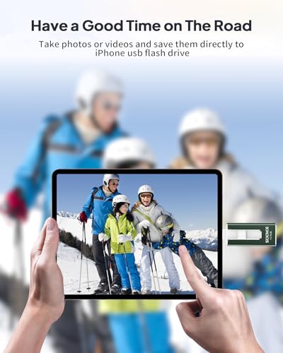 512GB USB Photo Memory Stick with USB C Adapter (Light Purple) R359