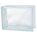 8 in. x 6 in. x 3-1/8 in. Wave Pattern Glass Block R692809