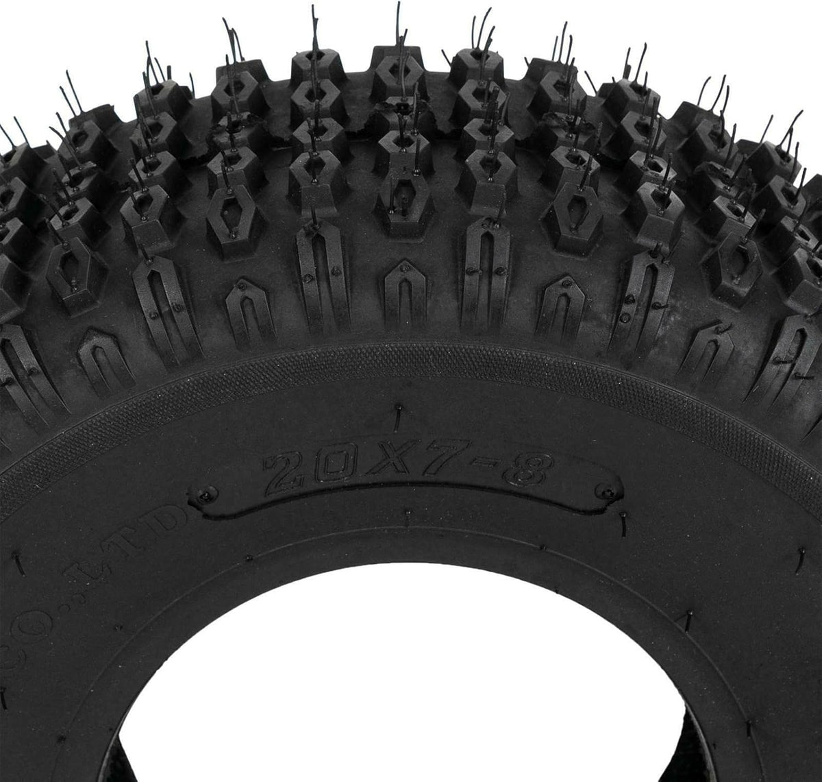 Set of 2 20x7-8 All Terrain ATV UTV Tire 4PR Tubeless R211721