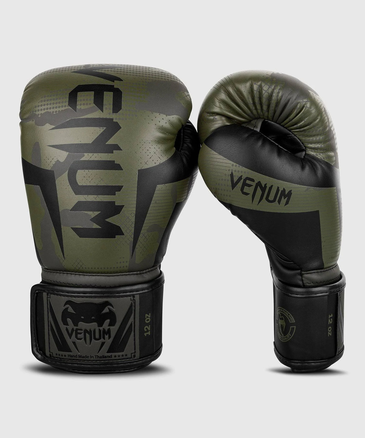 Khaki Camo 12 oz Boxing Gloves W613