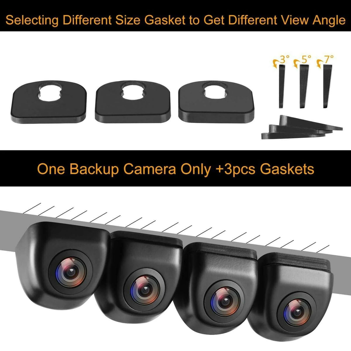 Backup/Front View Camera, IP69K Waterproof Y494