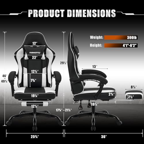 Green PU Leather Ergonomic Gaming Chair I36491