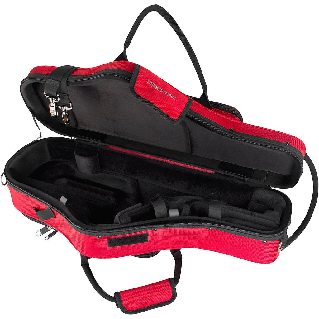 Red Contoured Alto Sax Case S7352