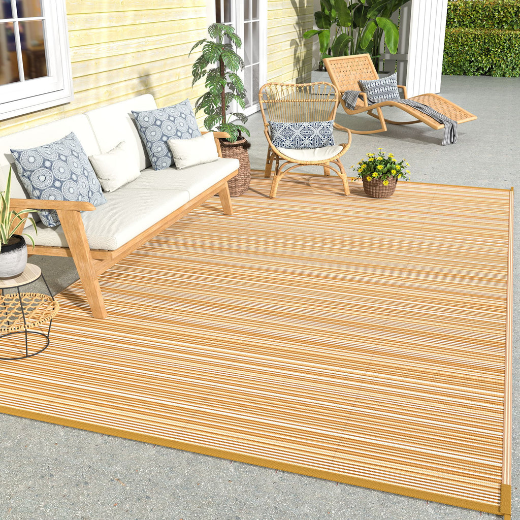 6x9 Waterproof Reversible Outdoor Area Rug O66476