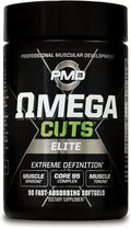 90 Softgels Omega Fatty Acids MCT CLA Fat Loss Formula P82445