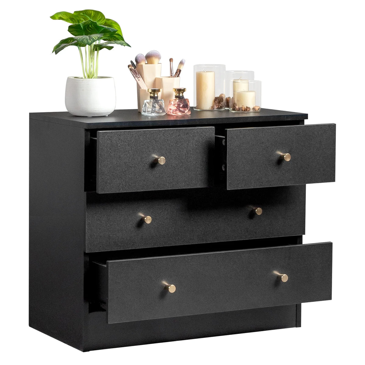 White 7 Drawer Wood Dresser O507868