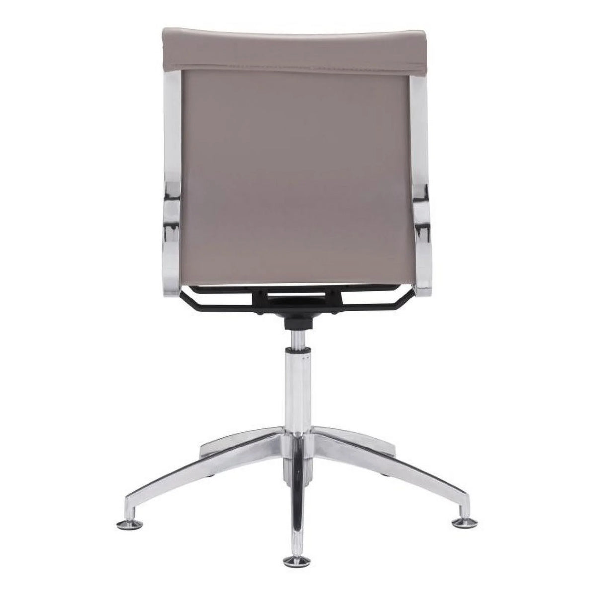 Brown Faux Leather Conference Chair W6048