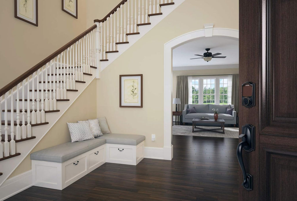 Touchscreen Smart Deadbolt with Built-in Alarm L26472