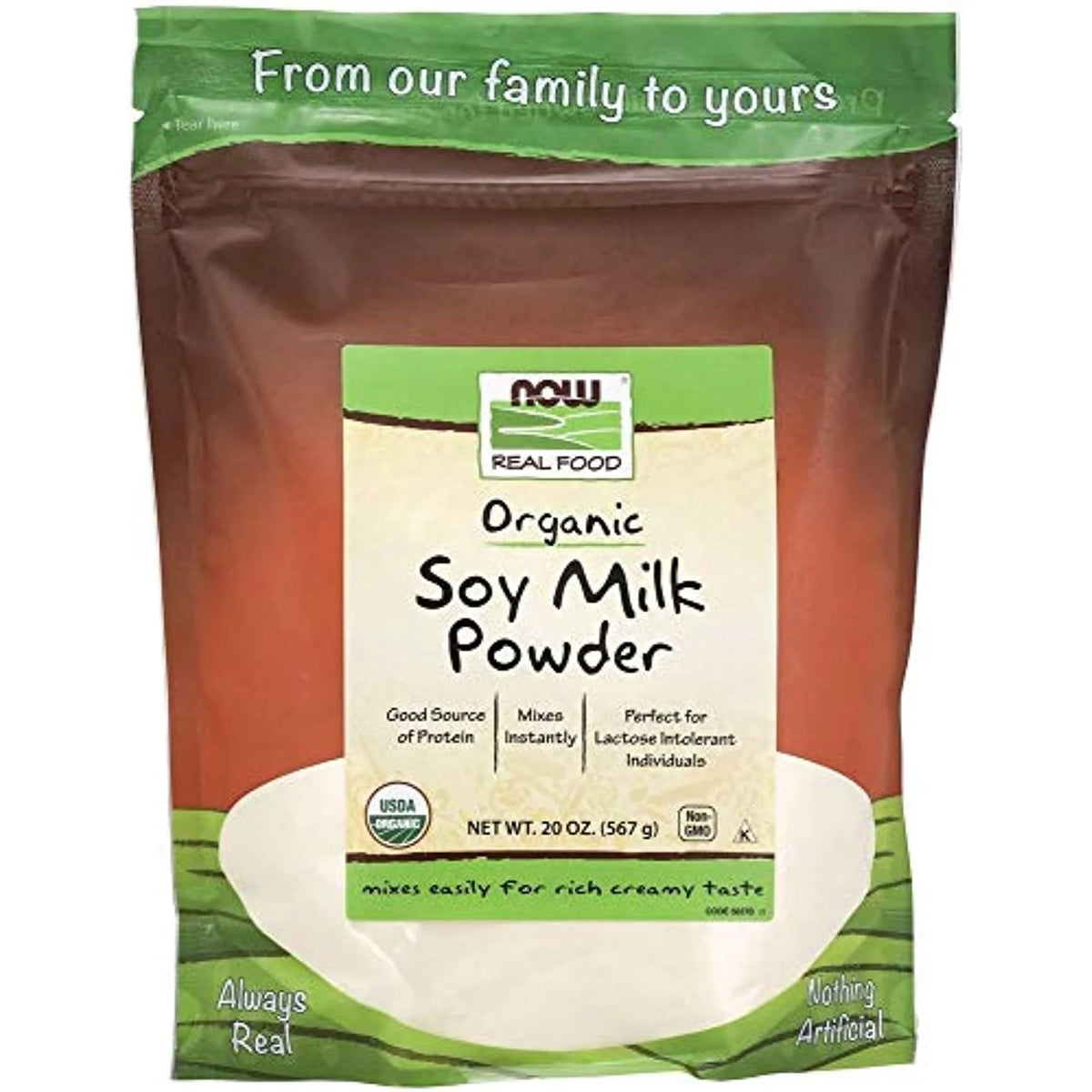 Organic Soy Milk Powder, 20 Oz I701