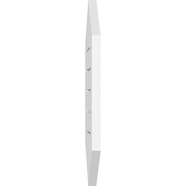 Vertical Peaked Surface Mount PVC Gable Vent B6727