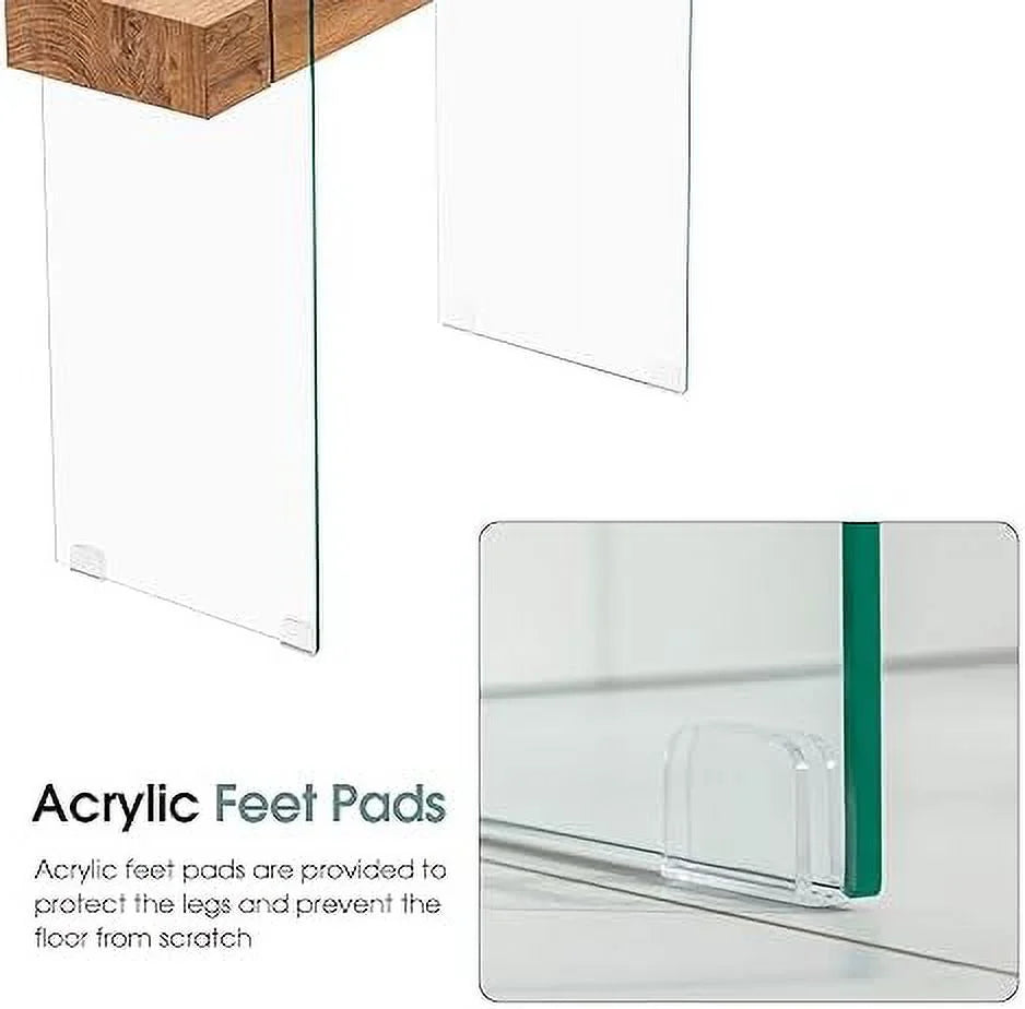 Narrow Glass Console Table X201235