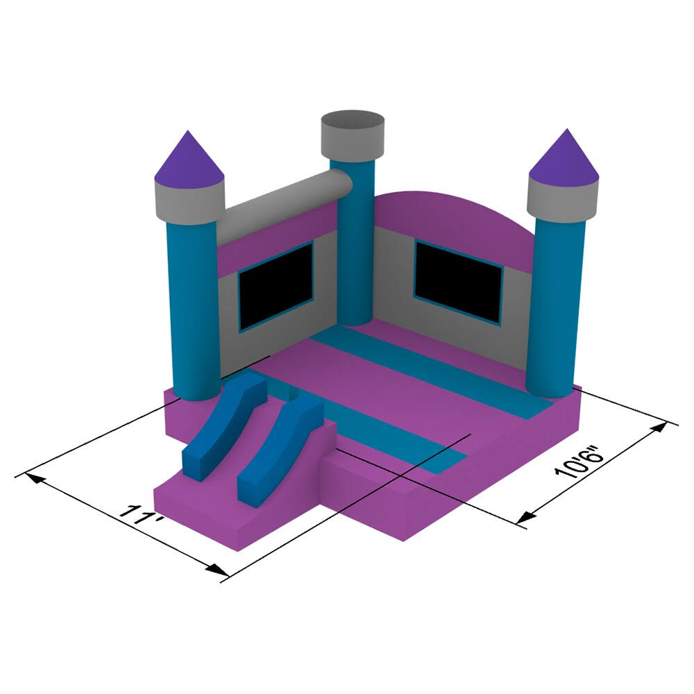 100% PVC Inflatable Bounce House F25087