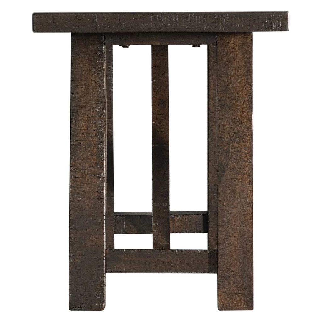Rustic Gray Dining Bench R5376