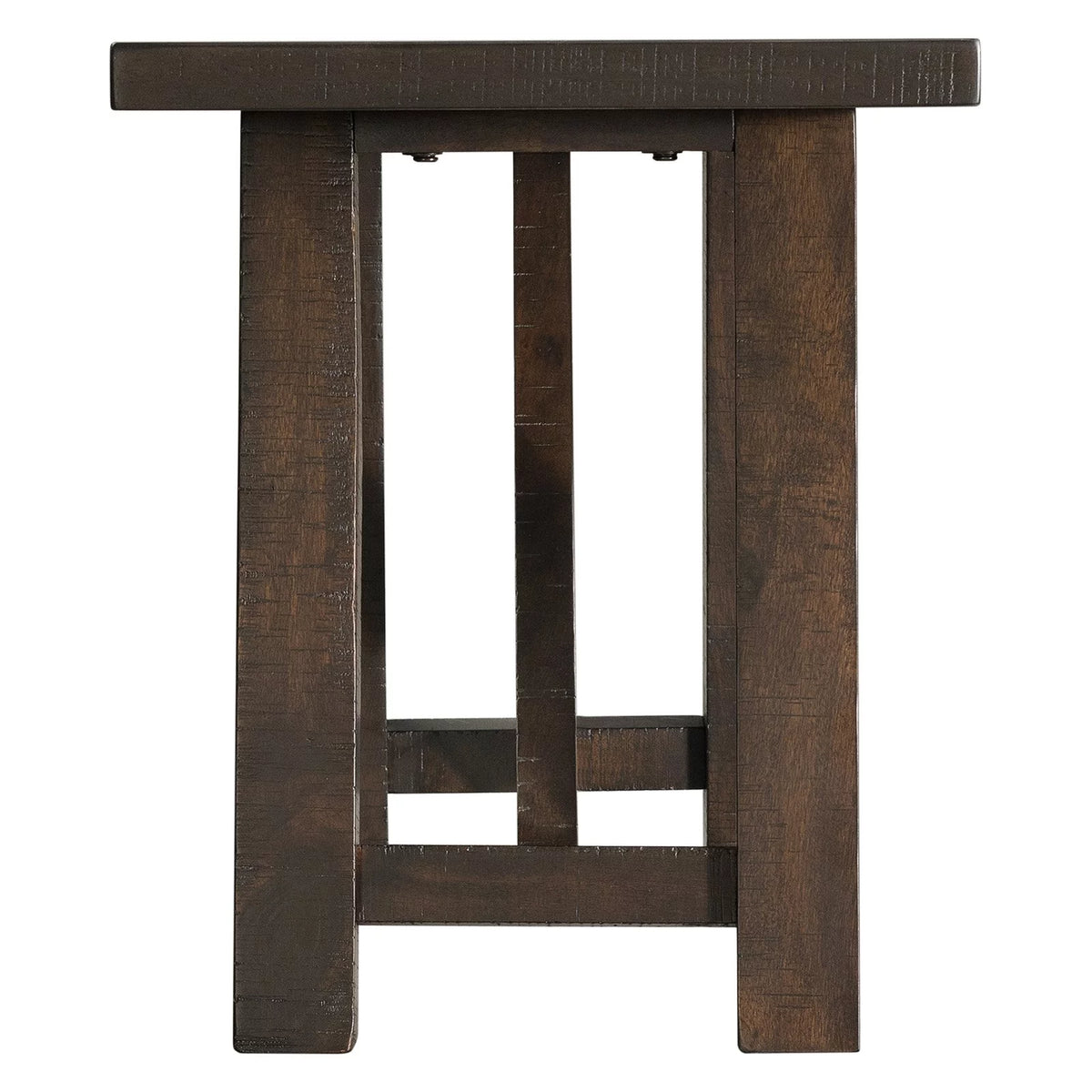 Rustic Gray Dining Bench R5376