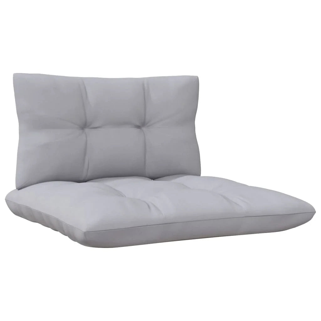 Gray Cushions Solid Pinewood Patio Sofa E255022