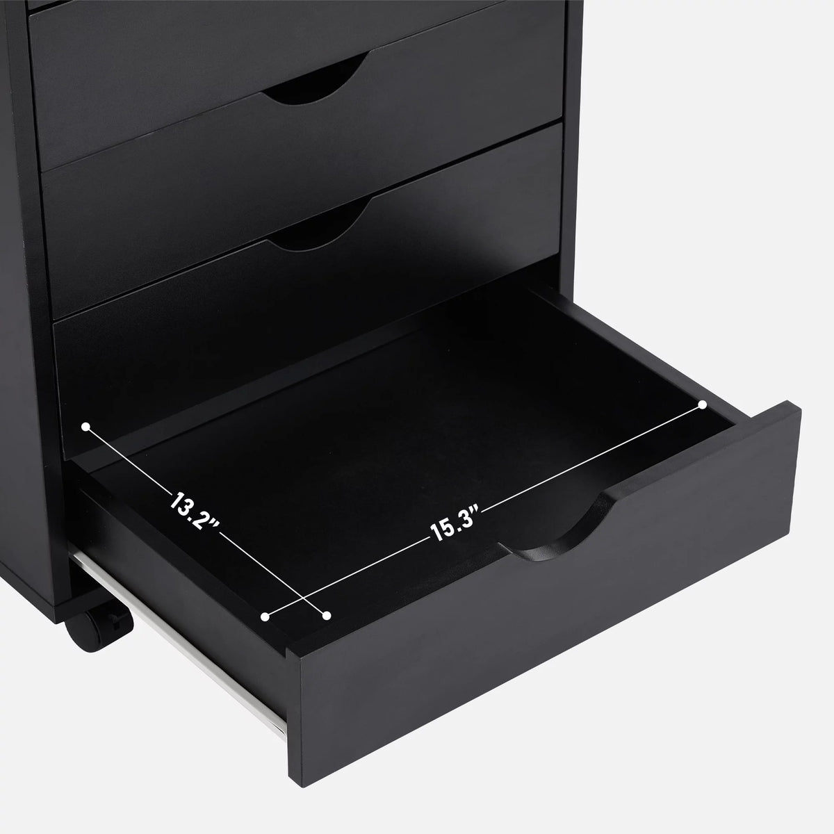 Black 7 Drawer Wood Dresser Y146156