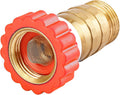 Lead-Free Brass Water Pressure Regulator, 40-50 psi, 3/4 Hose, Pack of 2 B41995