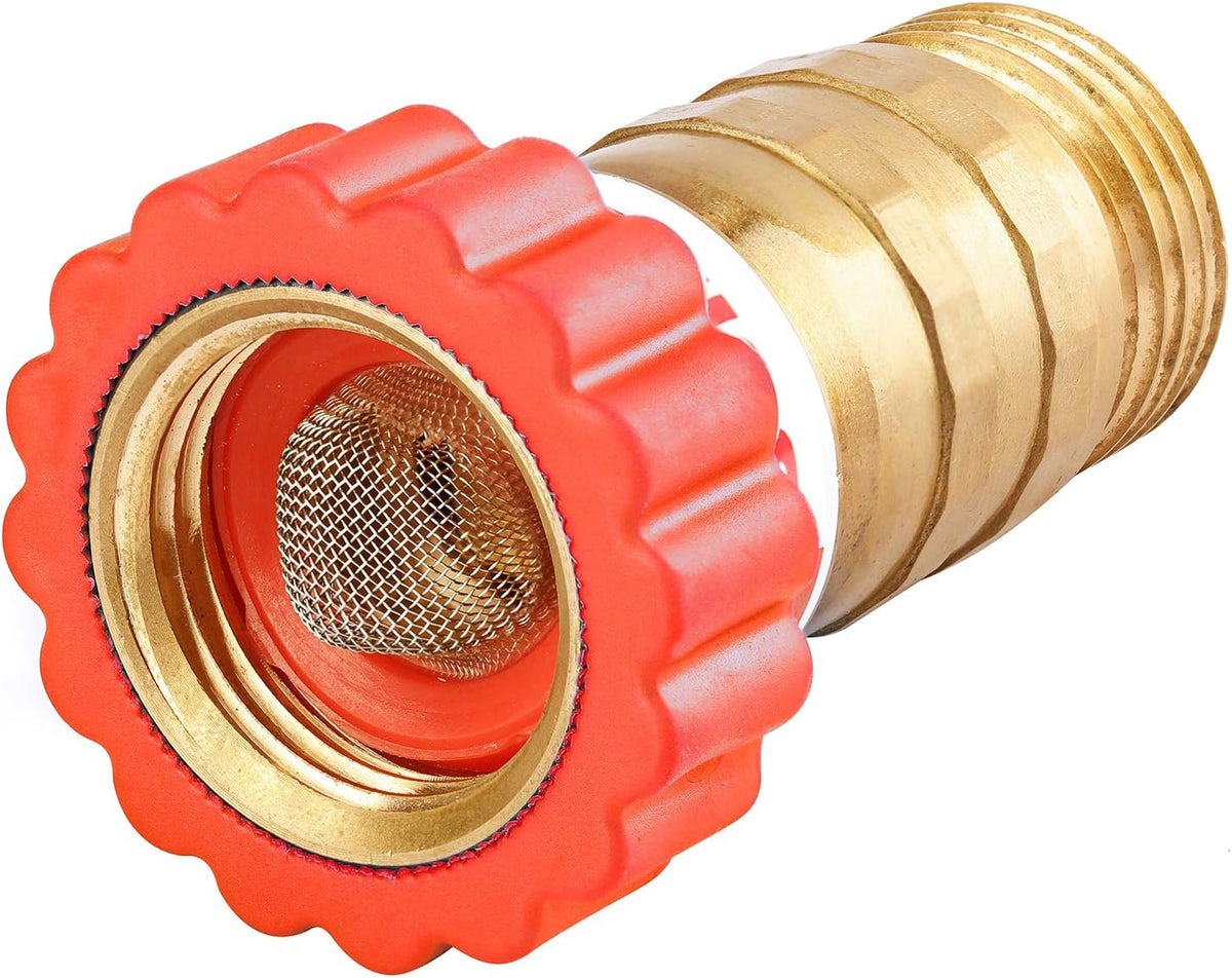 Lead-Free Brass Water Pressure Regulator, 40-50 psi, 3/4 Hose, Pack of 2 B41995