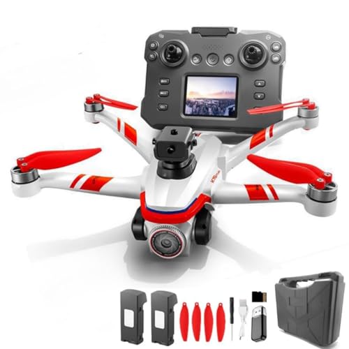 Kids Drone with Screen Display Remote Control, 1080P Dual Camera, LED Lights N695