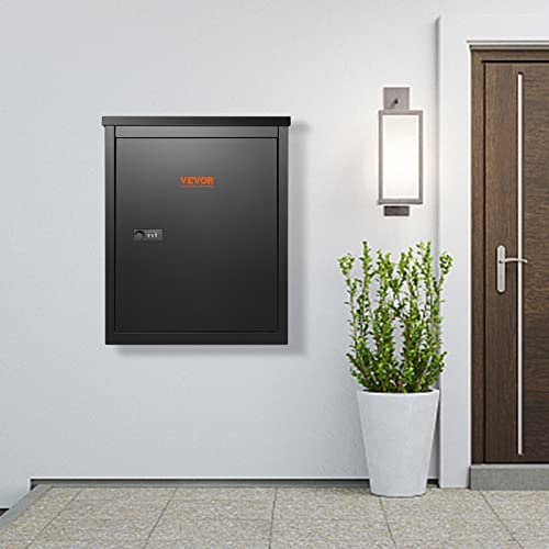 Extra Large Galvanized Steel Lockable Parcel Drop Box K243637
