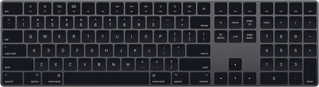Wireless Magic Keyboard with Numeric Keypad Space Gray S5387