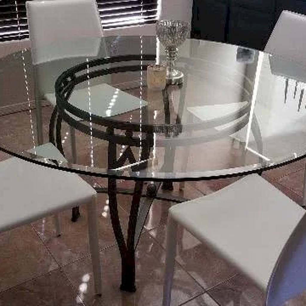 60 inch Round Tempered Glass Table Top P8509