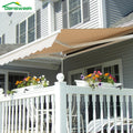Retractable 12'x10' Beige Patio Awning Canopy H332