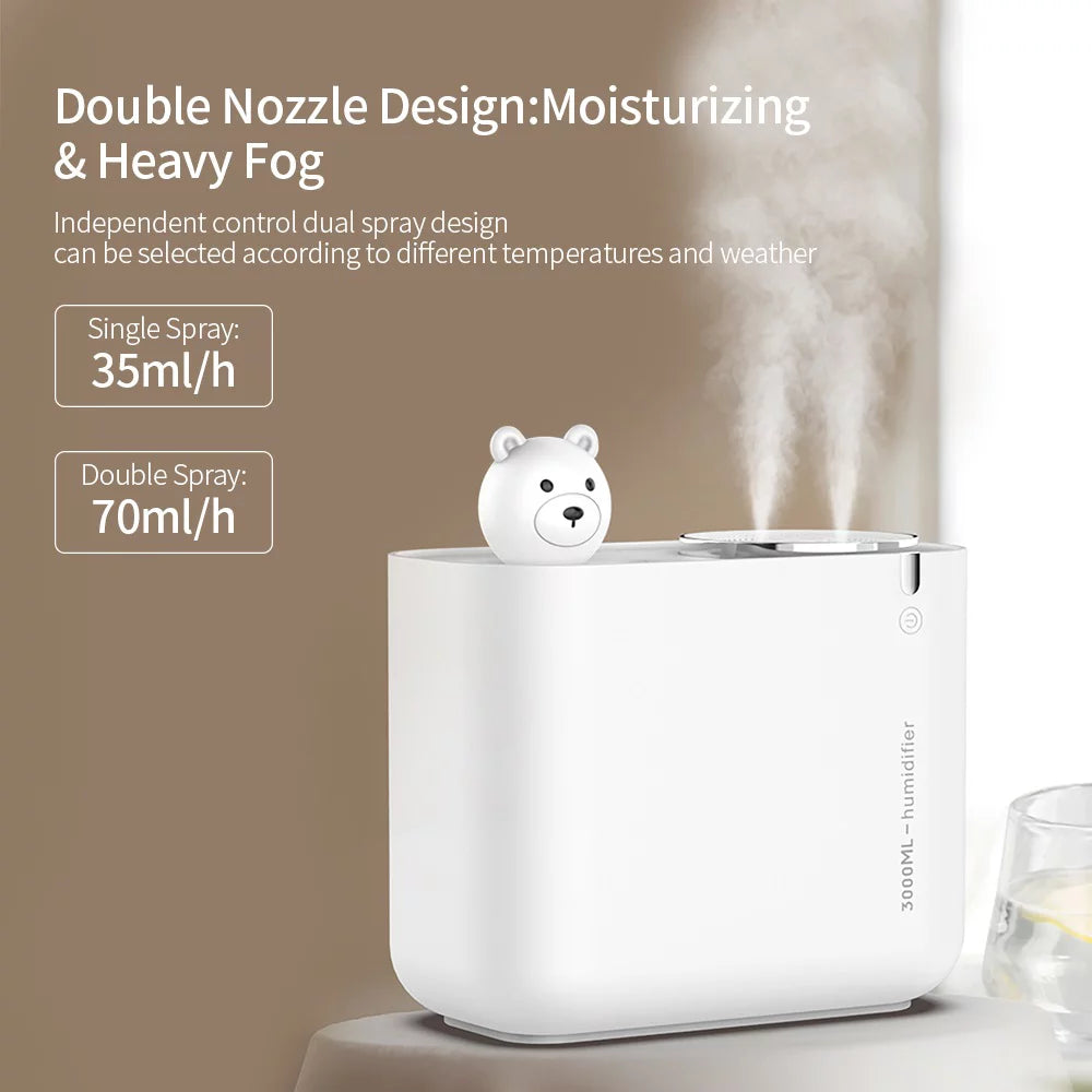 3L Ultrasonic Cool Mist Humidifier N15587