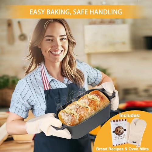 3.6QT Pre-Seasoned Cast Iron Dutch Oven with Lid H843384