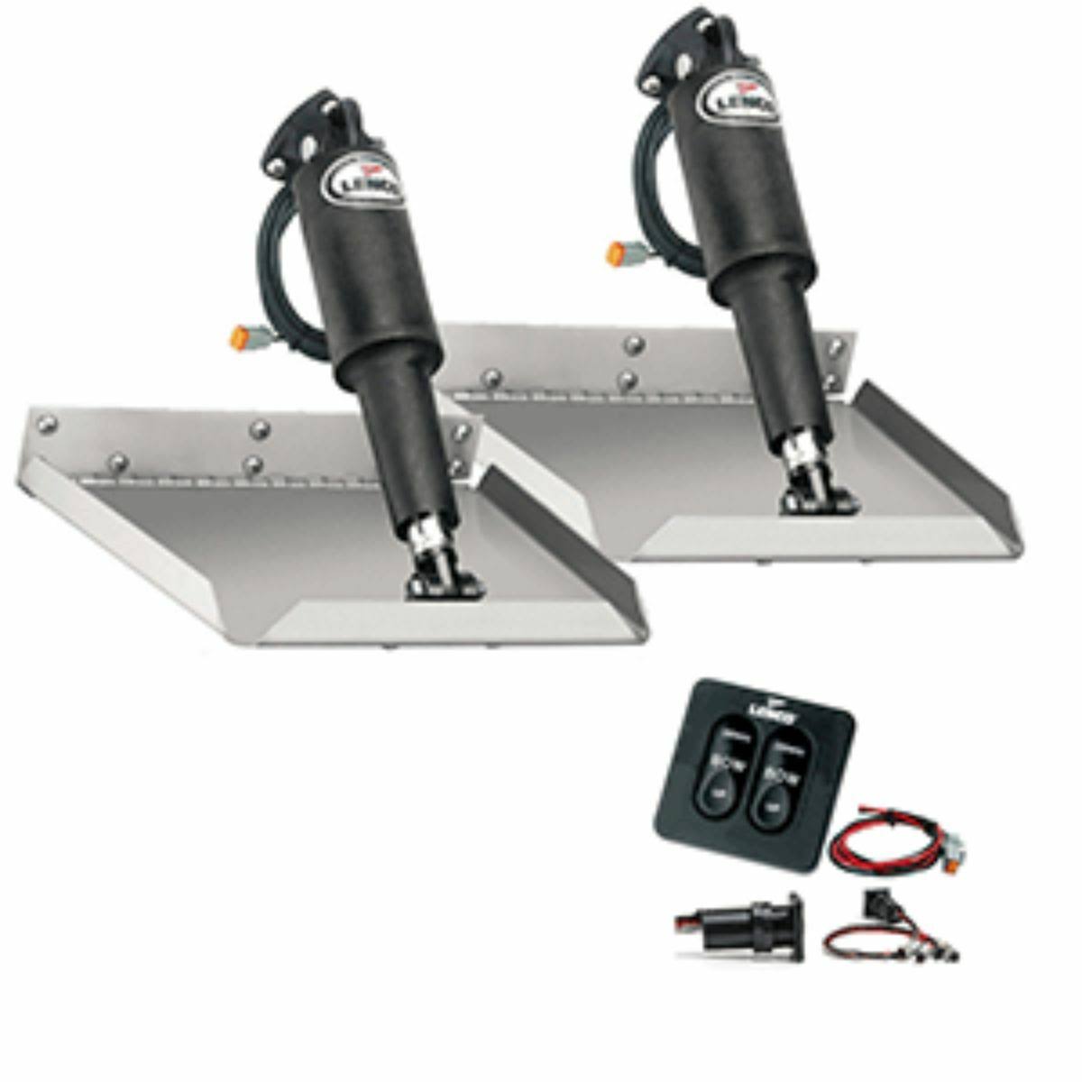 12x22 Edgemount Trim Tab Kit with Standard Tactile Switch Kit 12V W416