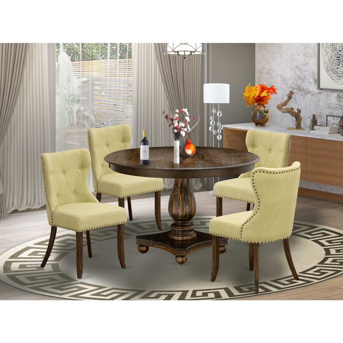 5-Piece Wooden Dining Set J383