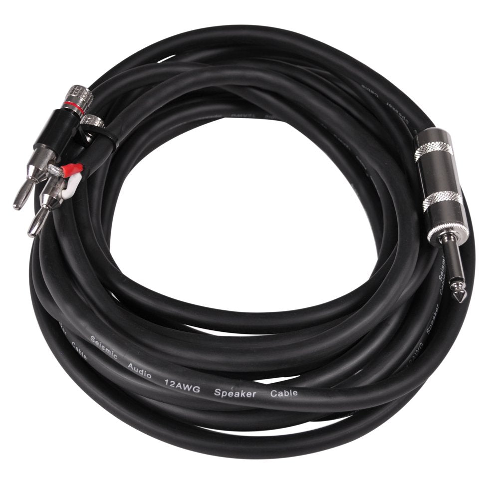 4 Pack 20 Foot 12 Gauge Speaker Cables F1916