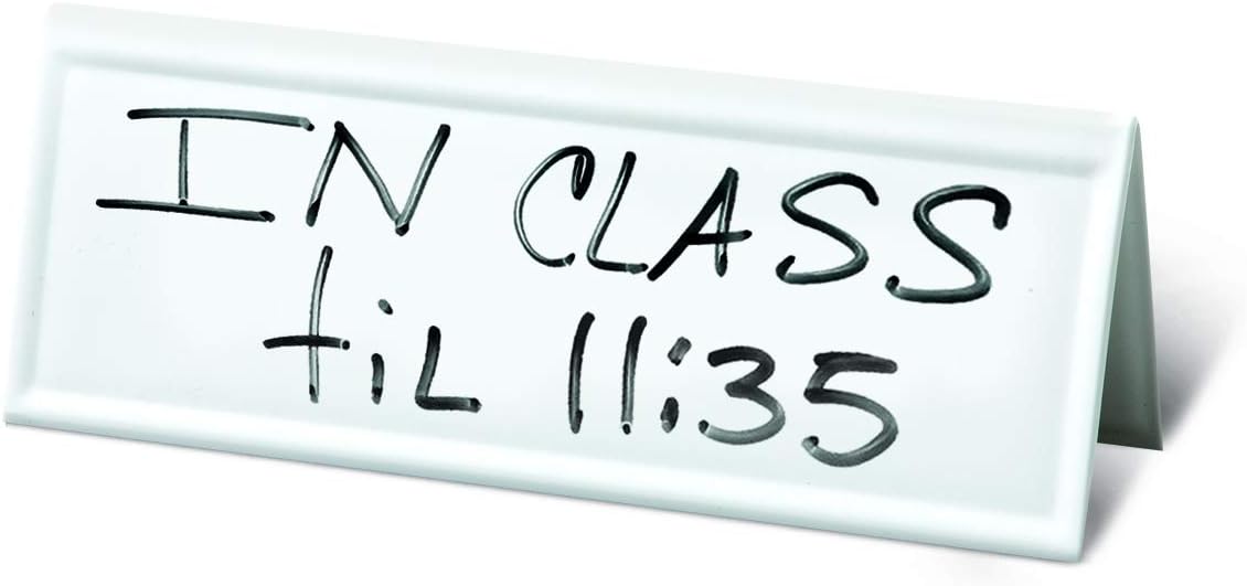White Dry-Erase Name Tent Cards, 8.75 x 3, 10 Pack I815404